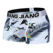 Silk Breathable Mesh Floral Ball sack Brief Boxers with Pouch Underwear