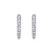 Summer Iced Tea Moissanite Stud Earrings – Platinum 925 Silver | GRA Certified