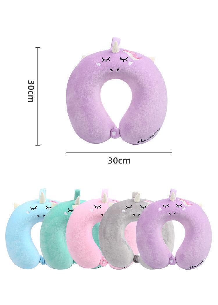 U-Shaped Memory Foam Travel Neck Pillow – Slow Rebound Car & Nap Pillow in 5 Colours
