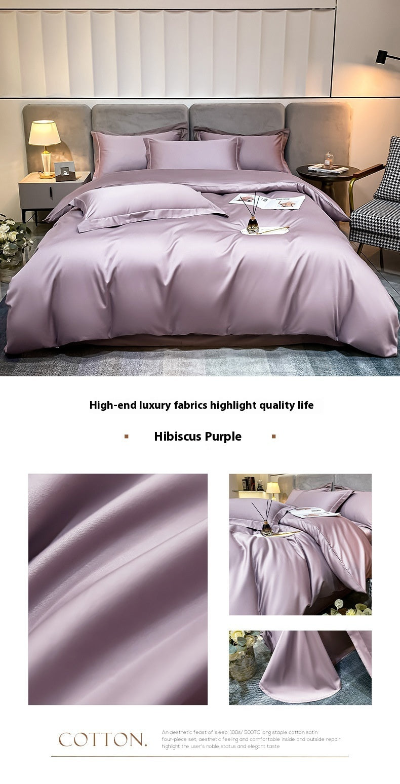 Egyptian Long‑Staple Satin Fabric Cotton Sheet – Luxury, Breathability & Timeless Comfort