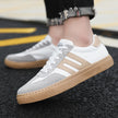 Men's Versatile Casual Canvas Sneakers – Lace-Up Board Shoes