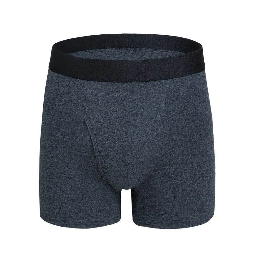 Large Size Men's Cotton Boxer Briefs with pouch Underwear