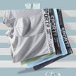 Men's Underwear Mid Waist Mesh Ice Silk Mesh SPORT Boxer Brief