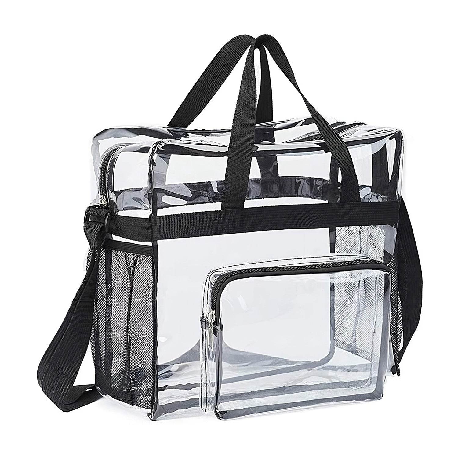 Clear PVC Transparent See through Shoulder Bag Waterproof Picnic Beach Bag