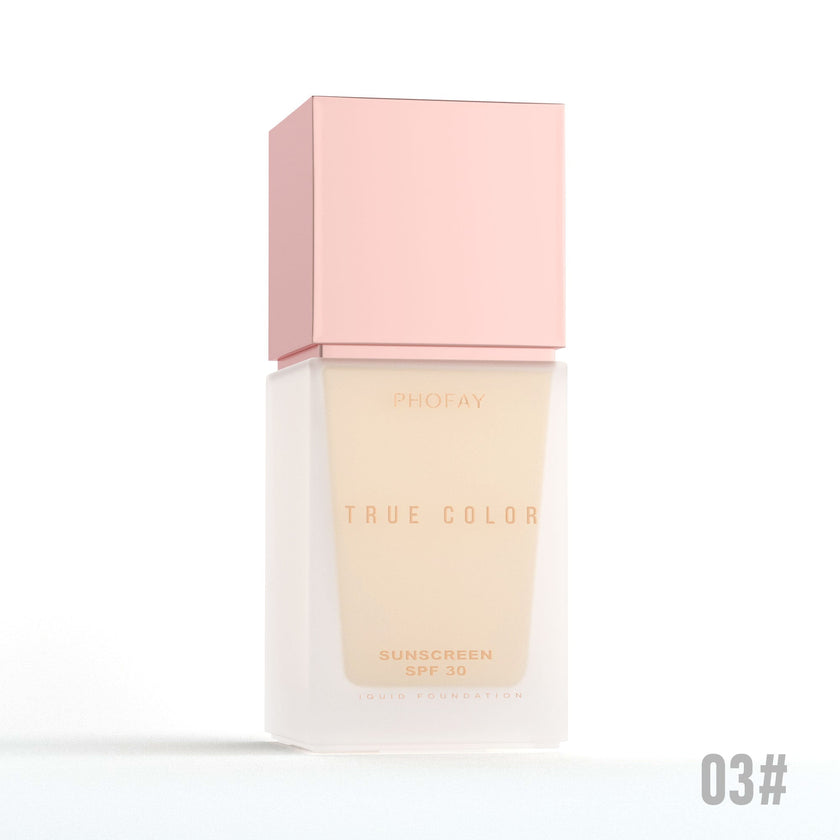 True Color Matte Liquid Foundation with SPF 30 Sunscreen