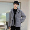 Polar Fleece Hooded  Winter Rain Puffer Jacket for Men