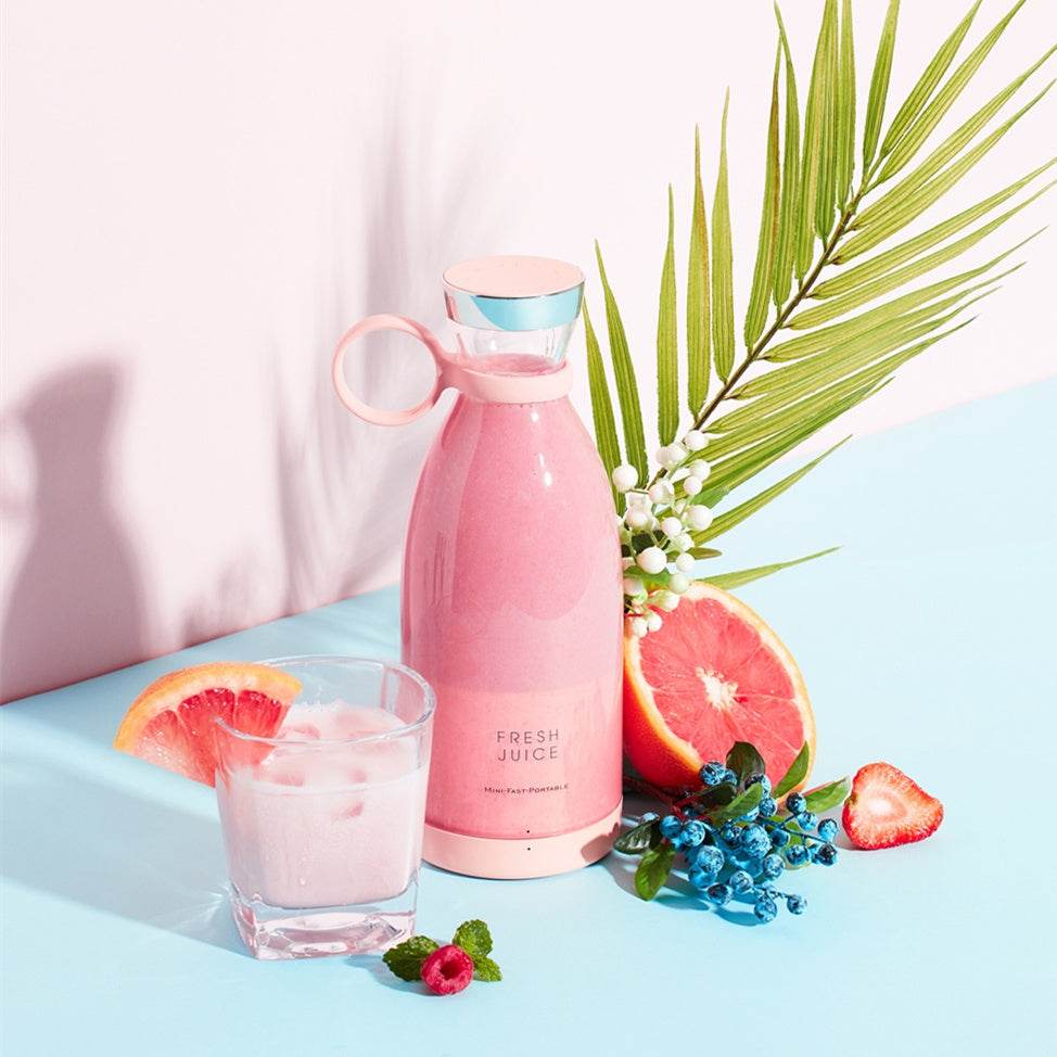 Electric Smoothie Blender Cup USB Rechargeable Portable Juicer 350ML