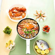 Electric Hot Pot Non-Stick Frying Pan Portable Rapid Noodles Cooker Electric Skillet