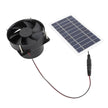 10W Solar Panel Powered Fan Kit Monocrystalline Silicon Solar Powered Exhaust Fan Portable Silent Solar Panel Fan for Outdoor