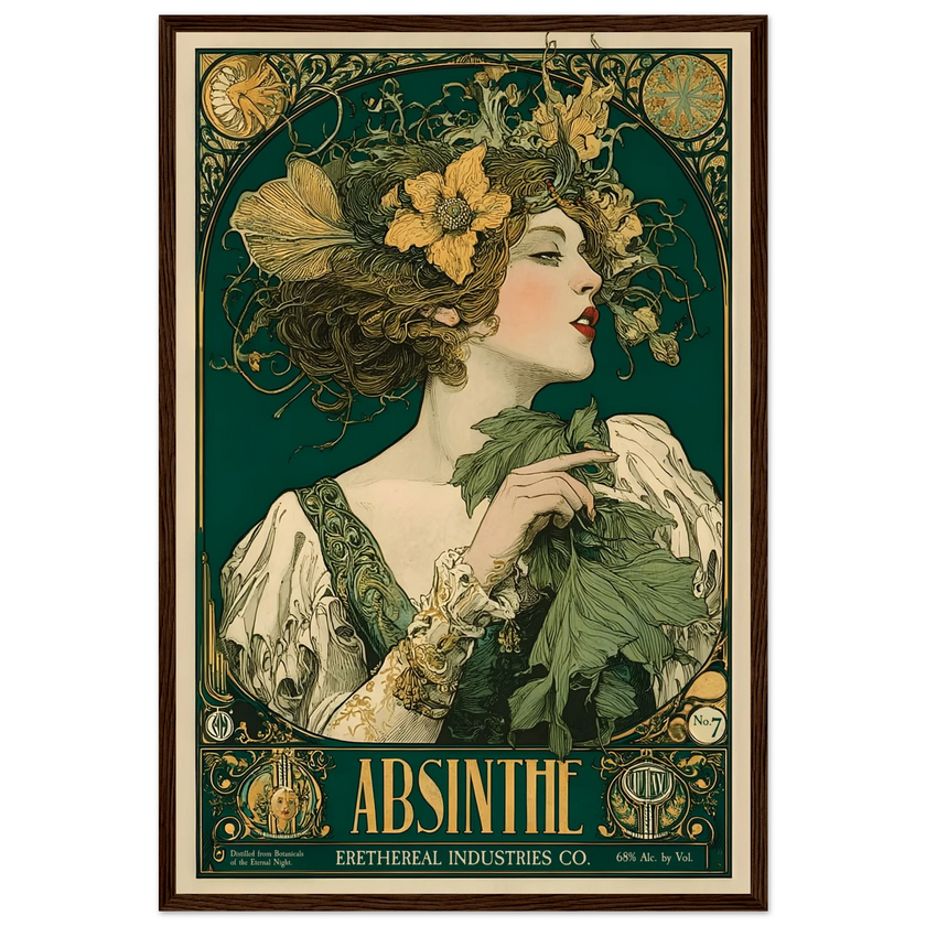 L’Absinthe d’Ombre - Poster & Framed Print