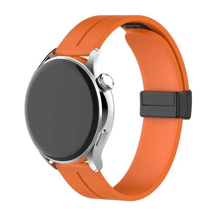Applicable Watt4 Strap Silicone Magnetic Folding Buckle Watch Band