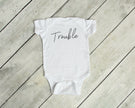 Trouble and Trouble Maker Matching Mommy and Me T-Shirts