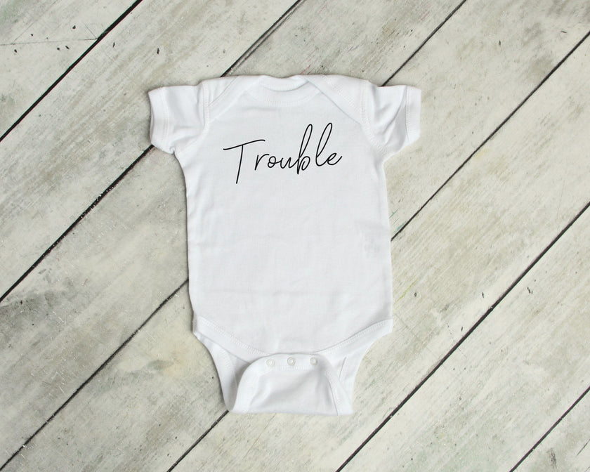 Trouble and Trouble Maker Matching Mommy and Me T-Shirts