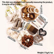 Coffee Series Hair Barrette Combination Set – Plastic Resin Hair Clips for Women