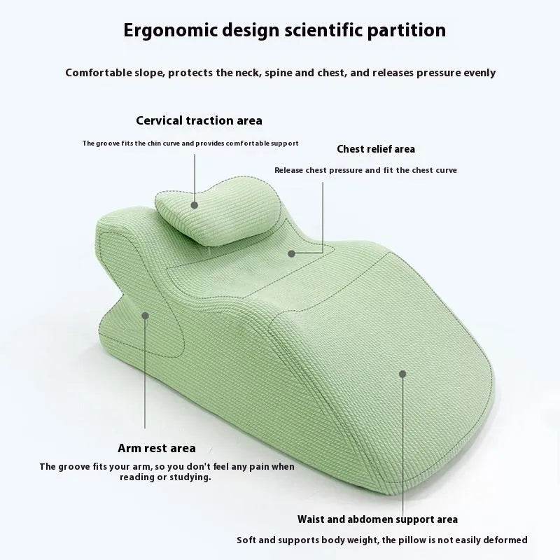 Sleeping Y-shaped Pillow Bed Watch Mobile Phone Memory Foam Pillow Neck Protector