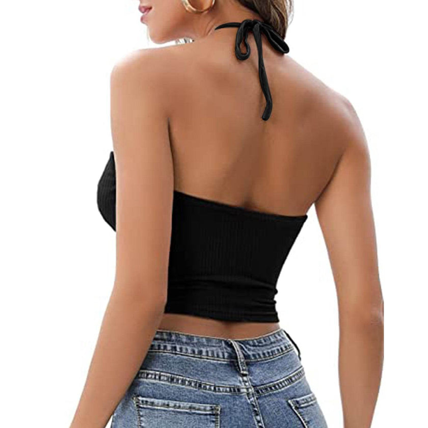 Summer Halter neck Tank top Vest women
