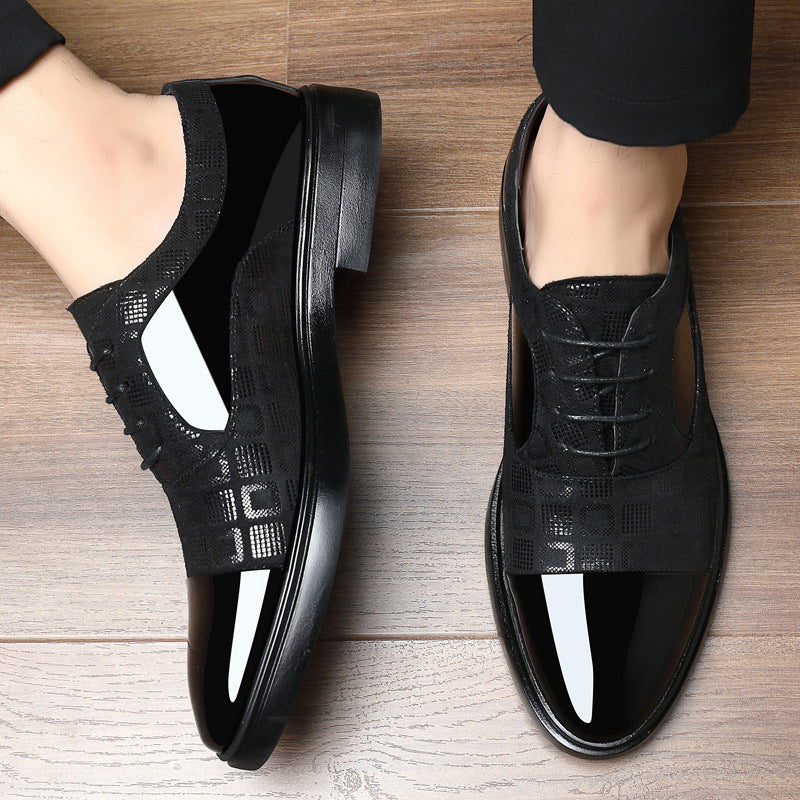 Men's Business PU Leather Shoes - Breathable Dress Shoes for Men Canada USA