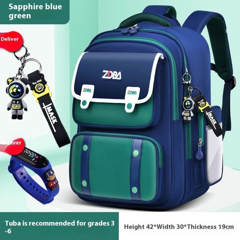 Elementary School Spine Protection Backpack Water resistant School bag