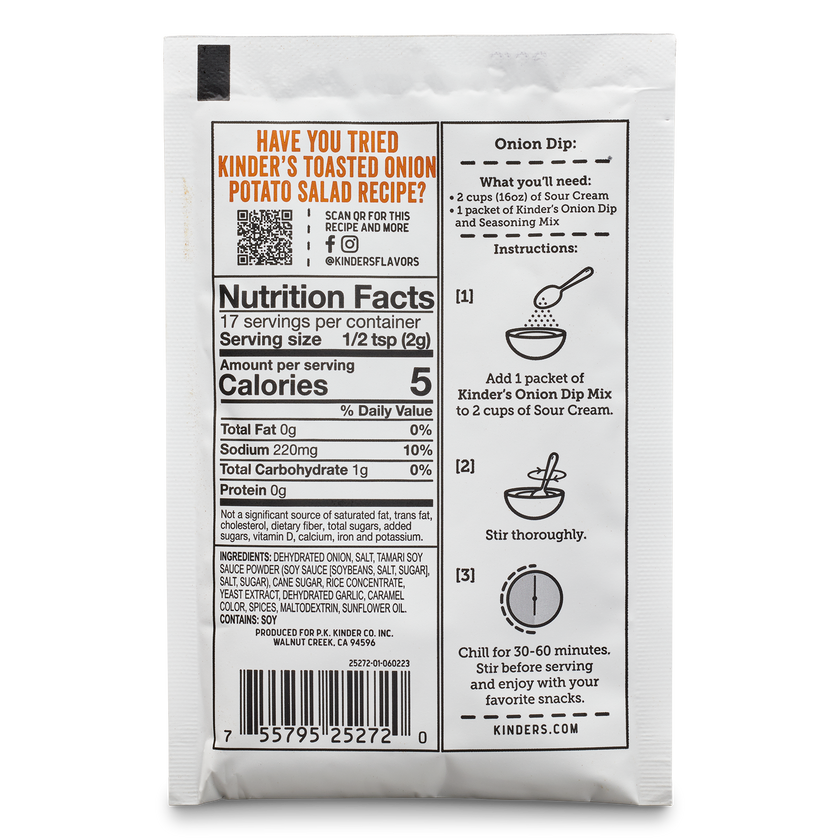 Kinder's Onion Dip