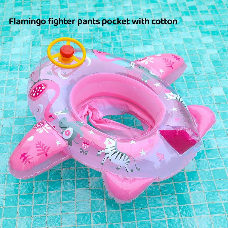 Large Thickened Car Boat Swimming Ring with Canopy | Kids Inflatable Pool Float Canada