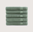 Pure Cotton Bath Towel Set – Burgundy & Turquoise | 500gsm Wholesale Towels