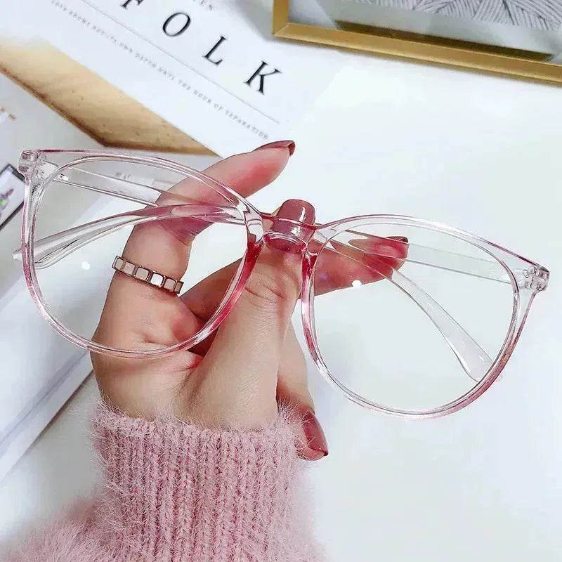 Large-frame Unisex Anti-blue Glasses For Men And Women With The Same Type Of Myopia Finished