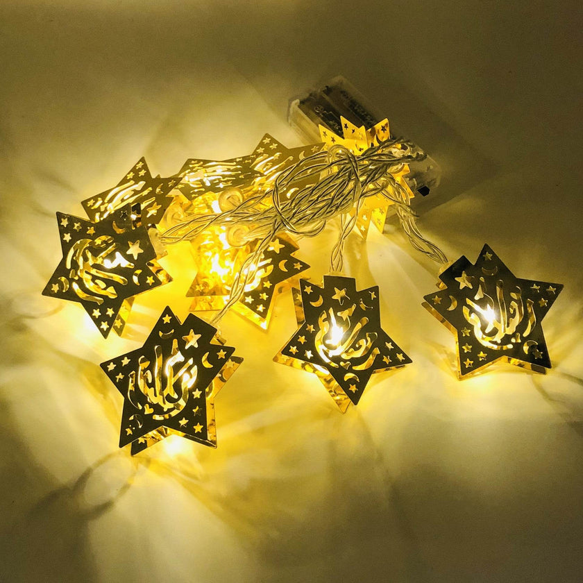 Ramadan Decoration For Diwali Festival Of Eurban Eid Mubarak String Light