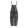 Personality Street Tooling Style Overall Baggy Jeans Pant Women