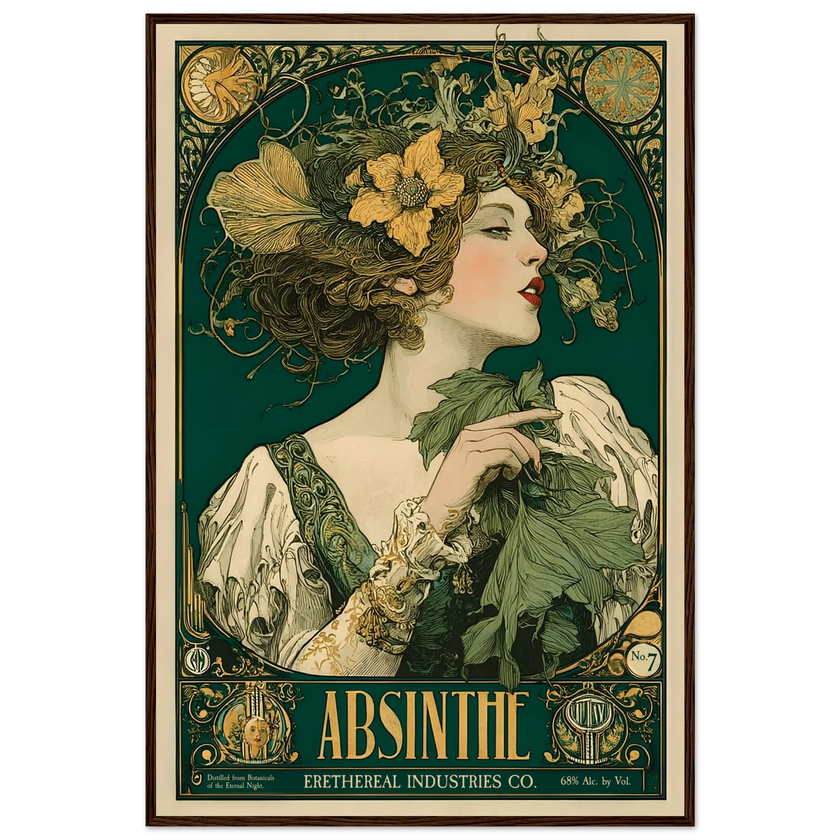 L’Absinthe d’Ombre - Poster & Framed Print