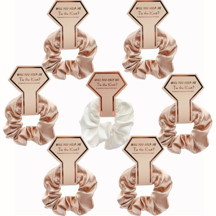 Luxury Silk Satin Hair Scrunchies Hair Ties women