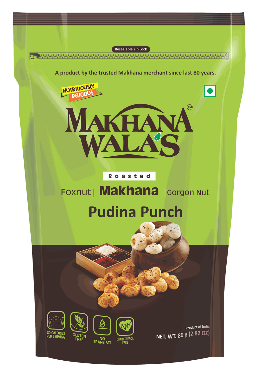 Makhana Walas Pudina Punch Roasted makhana 60g