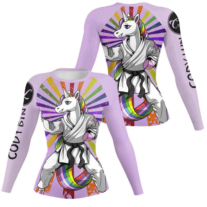 Printed Slim Fit Long Sleeve Workout Tops for Women
