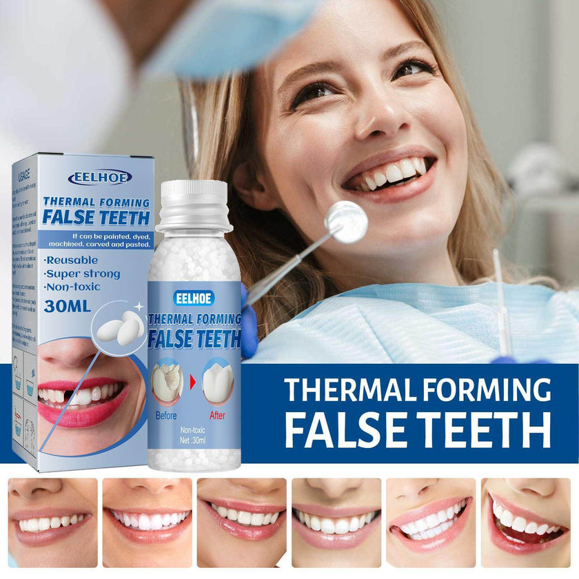 Easy-to-use Tooth Shaping Glue Video Beauty Denture Correction Temporary Filling
