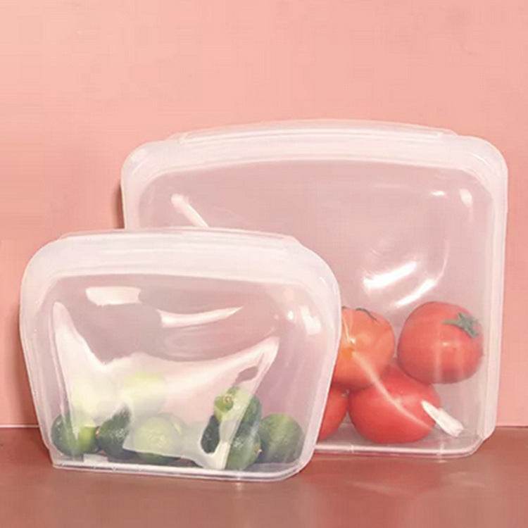 Reusable Silicone Storage Bag Vacuum seal Bag
