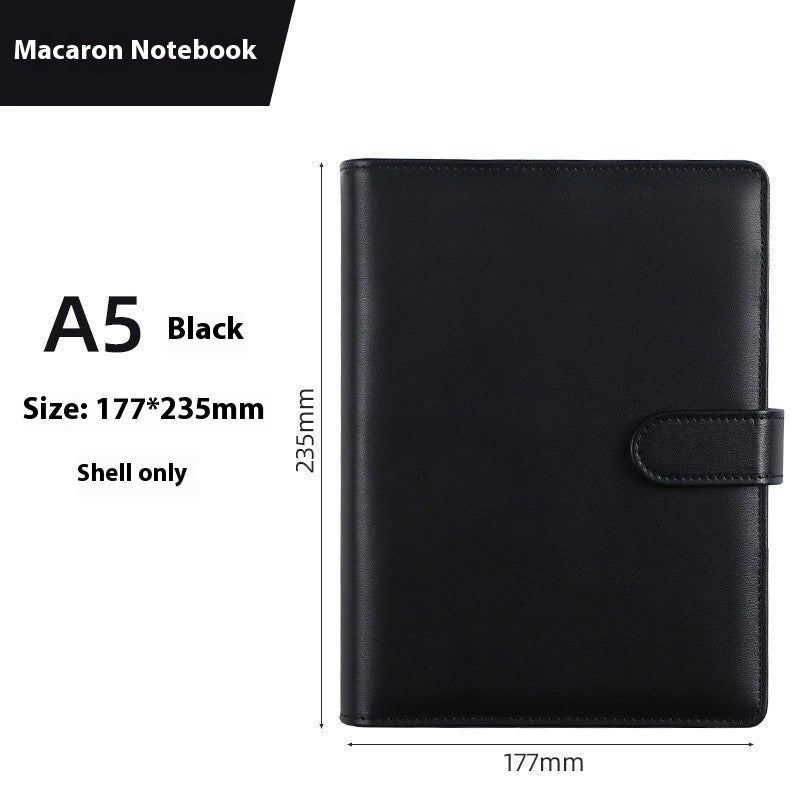 A5 PU Leather Notebook Binder Shell – Macaron Colours | 11 Colours