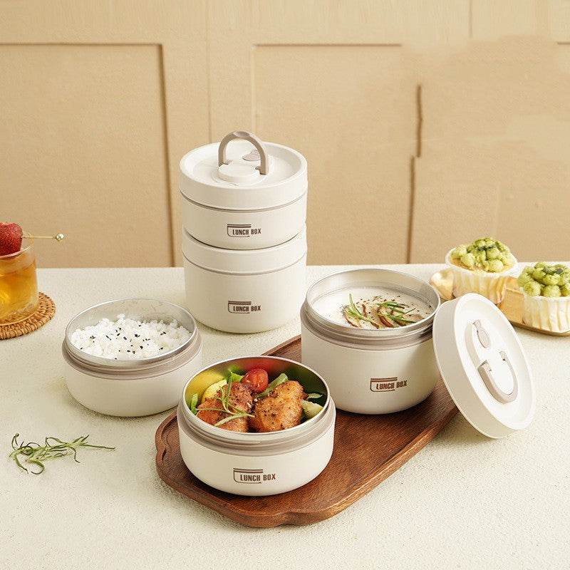 Portable PP 304 Stainless Steel Work Lunch Box