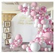 104-Piece Pink & White Balloon Garland Arch Kit – Wedding, Birthday & Baby Shower Party Decoration Set