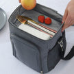 Insulated Oxford Lunch Bag with Shoulder Strap