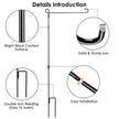 1Pc Garden Flag Stand Flagpole Weatherproof Wrought Iron Coated Yard Flag Holder For Yard Flag Party Banner Fits 11.8x17.7in Flag For Christmas Halloween Outdoor Decoration