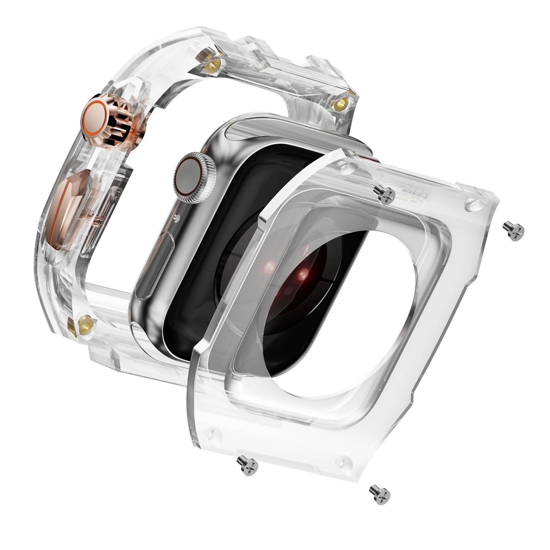 Richard Style Transparent Replacement Watch Case Strap