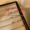 Magnetic Zircon Stud Earrings – No-Piercing Diamond Crystal Ear Clips (4mm, 5mm, 7mm, 8mm)