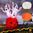 Halloween decorations - 5.9 FT Halloween Inflatable Pumpkin Ghost Outdoor Decorations