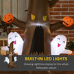 5 Halloween Inflatables Outdoor Decorations Ghost Tree With Pumpkins, Blow-Up LED Yard Decor Indoor Outdoor For Garden, Lawn, Party, Holiday