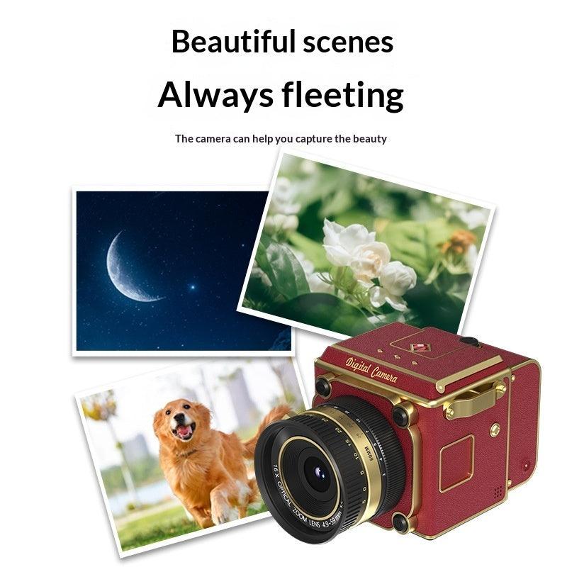 Flip-Screen Compact Digital Camera, 64MP Entry-Level Point and Shoot