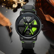 Quartz Men's Mesh Strap Trendy Unique Dial Watch