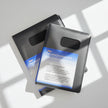 Faux Leather Professional Presentation Book - 24 Sheets With Black Insert