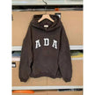 Casual And Versatile Letter Loose Hoodie With Fleece Lining For Women