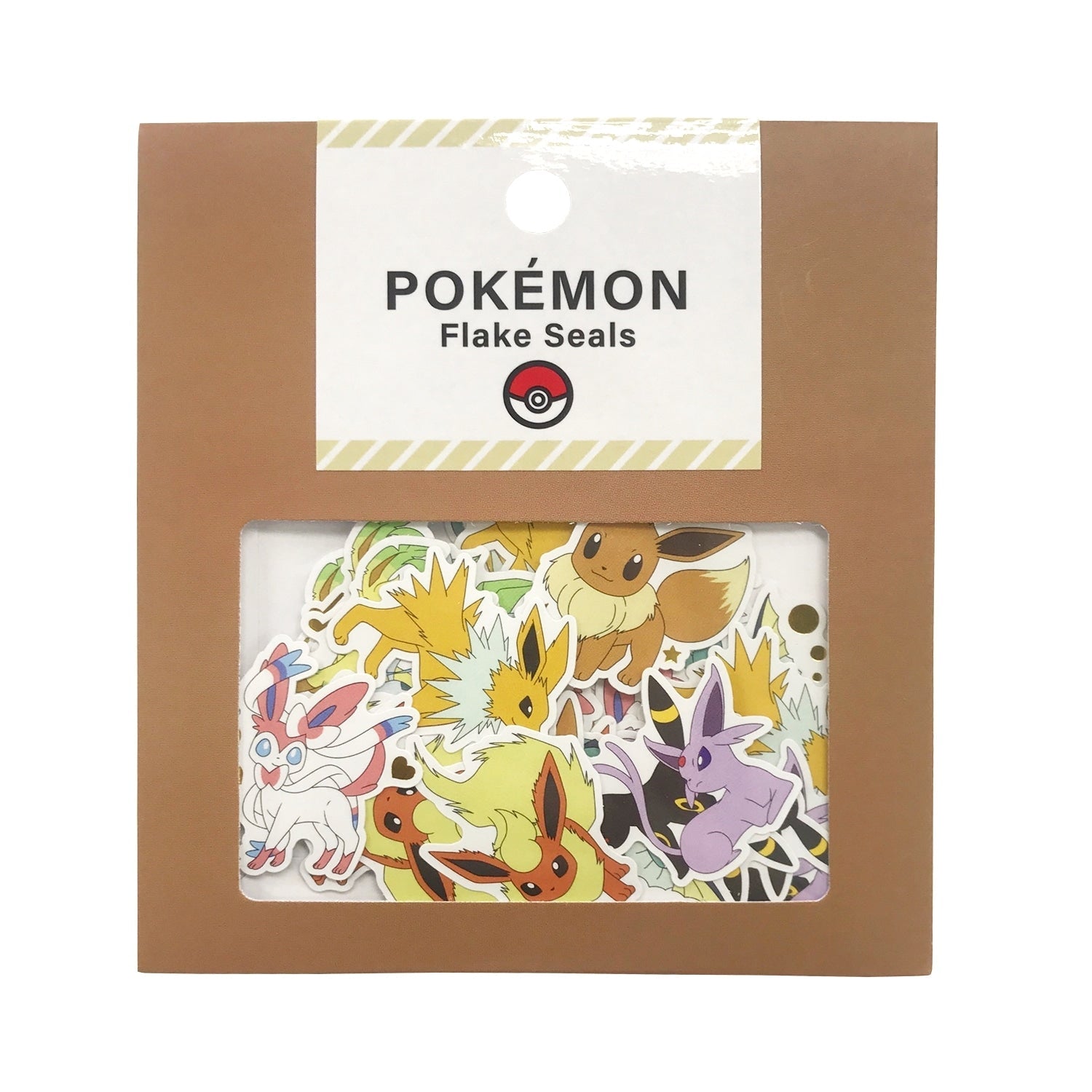 Pokemon Center FLAKE SEALS/Eevee and Evolutions Stickers (Pokémon Center Japan)