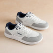 Color-Block Wide Toe Sneakers – Breathable Mesh, Soft Sole, Sports-Casual