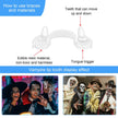 Retractable Vampire Fangs Party Dance Fangs Spoof Teeth Halloween Costume